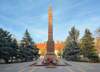 Мемориал Обелиск павшим защитникам Сталинграда в 1942-1943 гг., Музей-заповедник Старая Сарепта, Волгоград, Волгоградская область, Россия, 2021 - Tatiana_Panova
