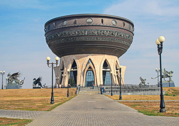 Центр семьи Казан, дворец бракосочетаний, смотровая площадка, Казань, Республика Татарстан, Россия - Tatiana_Panova