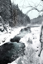 водопад кивач в карелии, россия - alkir