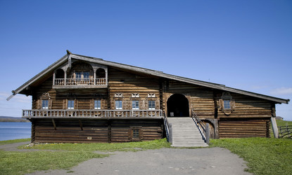 древний деревянный городок "кижи" в карелии - alkir