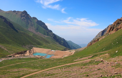 селевая плотина "мынжилки" в казахстане - alkir
