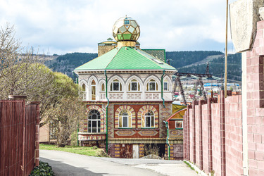 Дом с шаром на Красной горке, Златоуст, Челябинская область, Россия - Tatiana_Panova