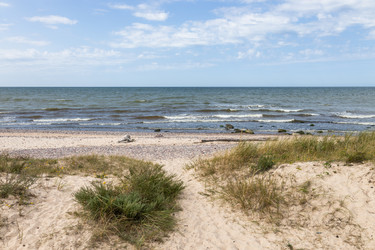 песчаная тропинка через дюны к балтийскому морю - Tartezy