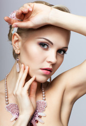 Blonde woman with necklace - Serg Zastavkin