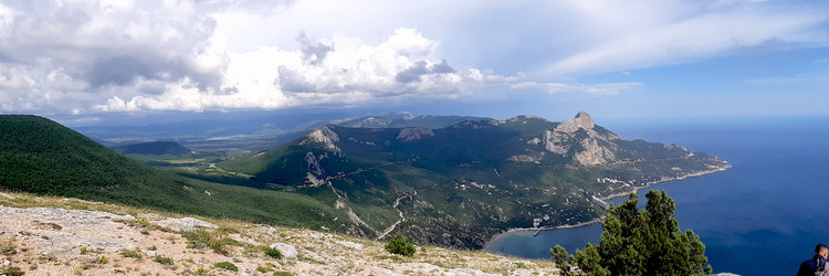 Панорама горы и море - LiyaDi
