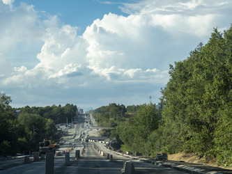 Ремонт дороги и установка моста. Христофоровка, Трасса Южно-сахалинск - Корсаков. Сахалин. Road repairs and bridge installation. Khristoforovka, Yuzhno-Sakhalinsk- Korsakov highway. Sakhalin. (Marka) - marka