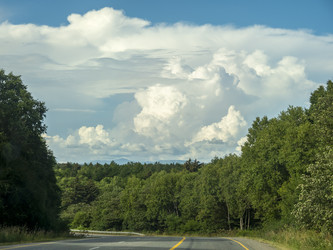 Дорога Корсаков - Пригородное. Сахалин. Korsakov - Prigorodnoe road. Sakhalin. (Marka) - marka