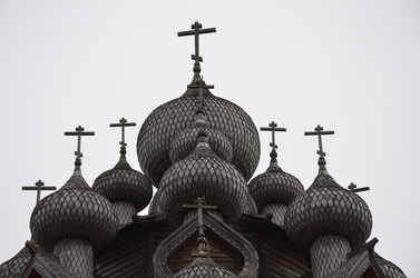 деталь старинных деревянных церковных куполов - Andrew_Swarga