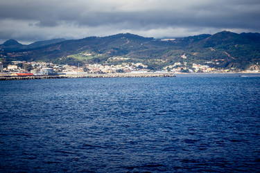Façade of maritime passenger terminal building at port in Spanish enclave of Ceuta - joseh51