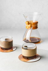 Preparing coffee in a pour‑over coffee maker - JuliaLavleis