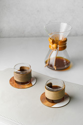 Preparing coffee in a pour‑over coffee maker - JuliaLavleis