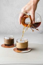 Preparing coffee in a pour‑over coffee maker - JuliaLavleis