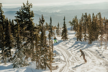 На горнолыжном курорте